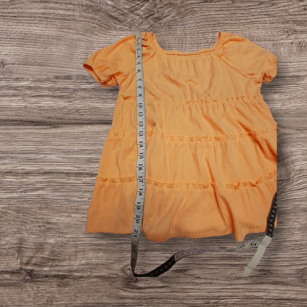 Wonder Nation Girls Apricot Cream Tiered Top – Size XL (14-16) – NWT - Picture 3 of 5